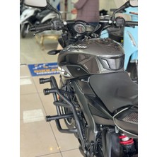 Bajaj Pulsar NS200 Özel Yapım Mat Siyah 6 Takozlu Koruma Demiri