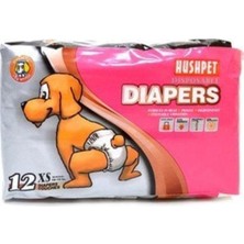 Luxury Hushpet Diapers Köpek Çiş Pedi 12'li Xsmall - Petshopundan 1 Adet