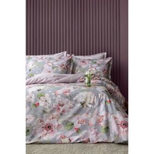 Vanie %60 Tencel™ Lyocell %40 Pamuk Dijital Saten Nevresim Takımı Aile Seti