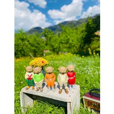 Renklifırça Teddy Ayıcık Polyester Biblo Hediyelik