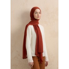 Fresh Modal Krinkıl Şal Kiremit