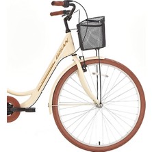 Bisan Sorrento-S Şehir Bisikleti 44 cm V 28 Jant 7 Vites Krem Gold