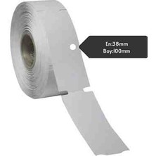38MMX100MM Termal Karton Raf Etiketi Barkodistan