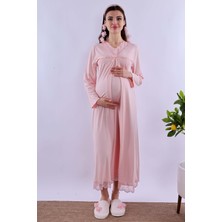 Pembe Hamile Lohusa Gecelik BYL240332