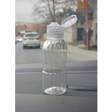 Kayapet 50 Adet Filiptop Kapak Cam Pet Şişe
dezenfektan Kolonya Parfüm Hediyelik Nikah Nişan Düğün Için Boş Fliptop Kapaklı  50 ml