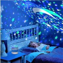 Star Master Star Lightning Renkli Yıldızlı Gökyüzü Projeksiyon Gece Lambası