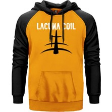 Lacuna Coil Sarı Renk Reglan Kol Kapşonlu Sweatshirt