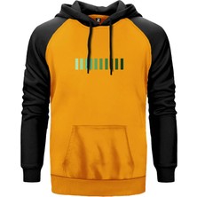 Green Scales Sarı Renk Reglan Kol Kapşonlu Sweatshirt