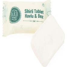 Temizlik Seti - Wentox 3'lü Bez - Pratik 20'li Sihirli Tablet Havlu Bez - 4 Adet Sihirli Sünger