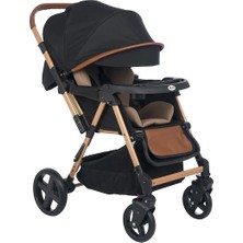 Jolly Baby Çift Yönlü Trendy Puset Bebek Arabası Gold- Siyah