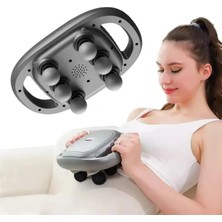 Enshall Şarjlı Geliştirilmiş 6 Top Başlıklı Fonksiyonlu Masaj Aleti 2000 Mah Masaj Tabancası