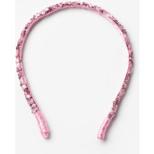 Pembe  Pullu Kız Çocuk Taç