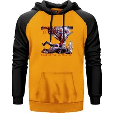 Cannibal Corpse Tomb Of The Mutilated Sarı Renk Reglan Kol Kapşonlu Sweatshirt