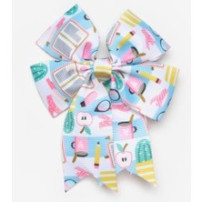 Beyaz  Kalem Temalı Kız Çocuk Klips Toka