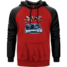 Asking Alexandria Stepped Up And Scratched Kırmızı Renk Reglan Kol Kapşonlu Sweatshirt