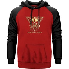 Candlemass Death Thy Lover Kırmızı Renk Reglan Kol Kapşonlu Sweatshirt