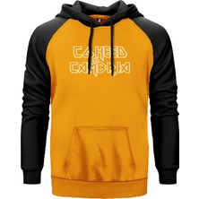 Coheed And Cambria Iron Sarı Renk Reglan Kol Kapşonlu Sweatshirt