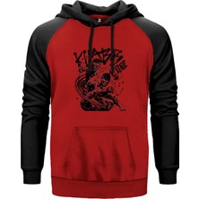 Khabib Nurmagomedov Ufc Classic Kırmızı Renk Reglan Kol Kapşonlu Sweatshirt