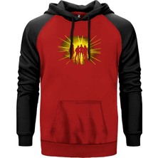 Metallica Lux Æterna Grup Kırmızı Renk Reglan Kol Kapşonlu Sweatshirt