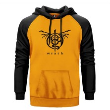 Lamb Of God Wrath Logo Sarı Renk Reglan Kol Kapşonlu Sweatshirt