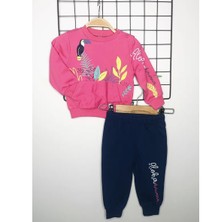 Nurcan Bebe Papağan Baskılı Cepli Ikiiplik Ikili Takım