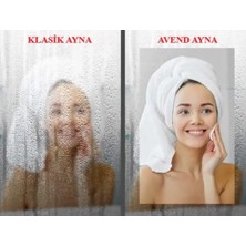Avend Dokunmatik Akıllı Buhar Tutmayan 3 Renk Ledli Banyo Aynası Dekoratif Duvar Ofis Lavabo Aynası 90x60