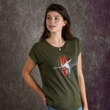 Run Kadın Baskılı T-Shirt