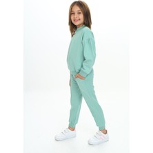 Toontoy Kız Çocuk Nakışlı Eşofman Takım