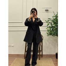 Lacivert Premium Astarlı Blazer Ceket