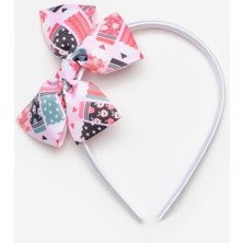 Pembe  Kalem Temalı Kız Çocuk Taç