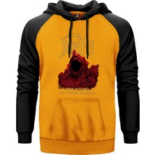 Death The Sound Of Perseverance 2 Sarı Renk Reglan Kol Kapşonlu Sweatshirt