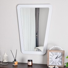 Dfn Wood Atria Dekoratif Duvar,konsol Aynası,beyaz