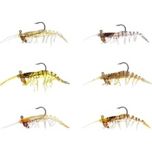 Caretta Sakura Shrimp Chibi 5 cm 3.7 gr Silikon Karides