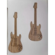 Etkinliklere ve Duvar Dekorasyonlarına Özel Çocuk Gitarı 3mm Mdf