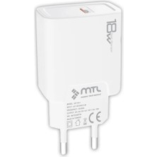 Mtl 3 Amper 18W USB Hızlı Ev Tipi Şarj Adaptörü MT1315 Mtl Aksesuar