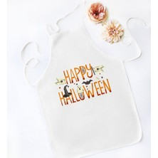 Mediterian Renkli Halloween temalı mutfak önlüğü, şık ve kullanışlı, hediye seçenekleri için ideal