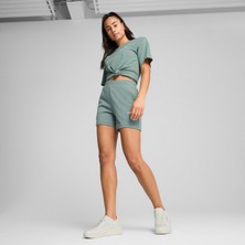Puma Ess No 1 Logo Kadın Yeşil Şort.30