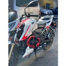 Tvs Rtr 200 Özel Kırmızı Büyük 4 Takozlu Koruma Demiri