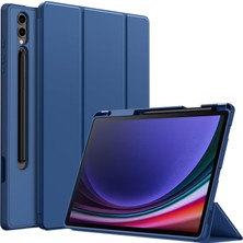 Samsung Galaxy Tab S10 Fe Kalem Şarjına Uygun Kalemlikli Uyku Modlu Stromix Standlı Kapaklı Kılıf Sm- X520