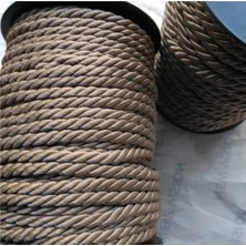 10 mt Vizon Kordon Ip 6 mm Halat Ip Renkli Halat Ip Supla ve Kapı Süsü Ipi Hobi Süsleme