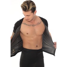 Ogonline Sauna Suit Erkek Termal Takım Fermuarlı Model Termal Içlik