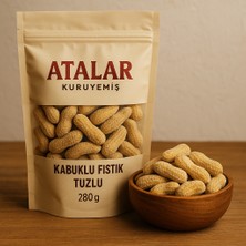 Atalar Kuruyemiş Kabuklu Fıstık (Tuzlu) – 280 gr | Lezzeti Kabuğunda Gizli