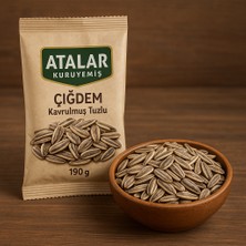 Atalar Kuruyemiş Kavrulmuş TuzluÇiğdem – 190 gr | Sohbetin En Klasik Eşlikçisi