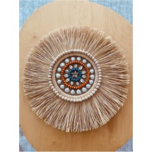 Doğal Rafya Dekor Rafya Duvar Süsü