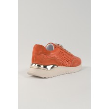 Velune Caterina Mercan Deri Kadın Sneakers, Günlük Ayakkabı, Spor Ayakkabı 25070