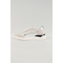 Velune Annette Beyaz Deri Kadın Sneakers, Günlük Ayakkabı, Spor Ayakkabı 25072