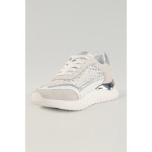 Velune Annette Beyaz Deri Kadın Sneakers, Günlük Ayakkabı, Spor Ayakkabı 25072