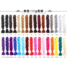 X-Pression Afrika Örgüsü Ombreli Sentetik Saç 100 gr PURPLE