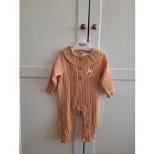Heyy Baby Heyy Baby Müslin Çiçek Desenli Kız Bebek Tulum