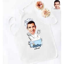 Mediterian Kişiye özel erkek mutfak önlüğü, renkli ve şık tasarım, pamuk materyal, TR menşei